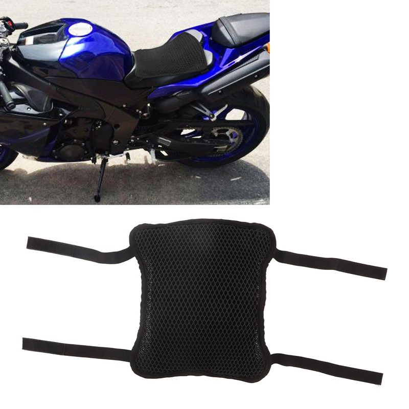 Motorcycle Seat Cushion Cover Seat Mesh Breathable Non Slip Shock
