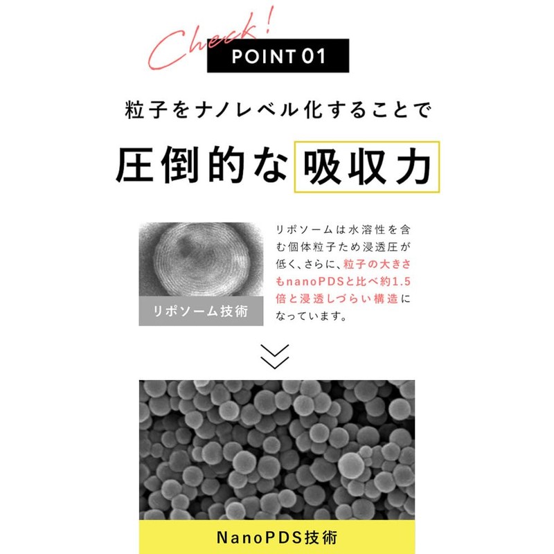 VTMNC nanoPDS VitaminC 30 packets 1包2g×30包装入 nanoPDS技術を採用したPDSリポソームビタミンC サプリ クロセチン L-シスチン
