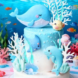 decorazioni torte compleanno sotto il mare regali festa tema oceano