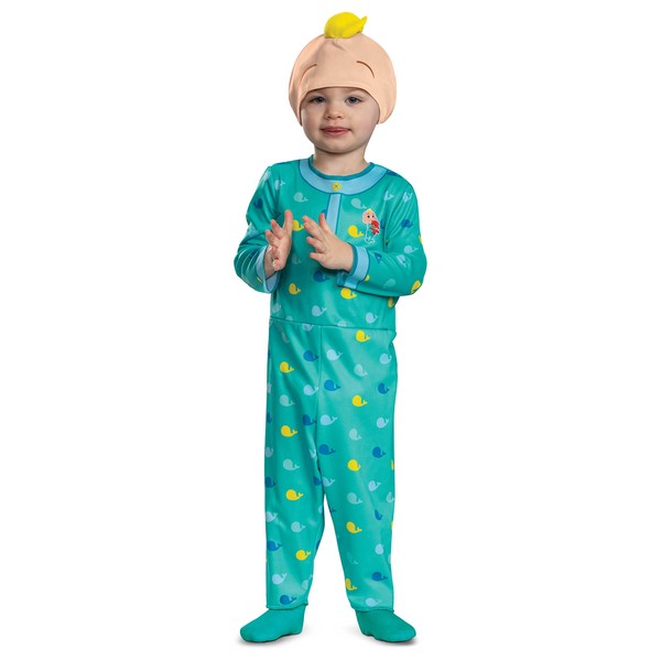 Disguise Cocomelon JJ Costume, Official Cocomelon Costume Pajama Outfit, Toddler