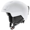 uvex Heyya Pro Unisex Youth Ski Helmet, White/Black Matt, 51-55