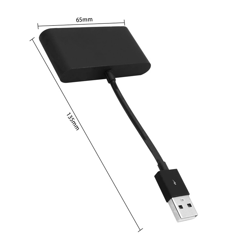 Nicear Kabelloser Autoadapter-Dongle, 5 GHz, automatische Verbindung, Typ C zu