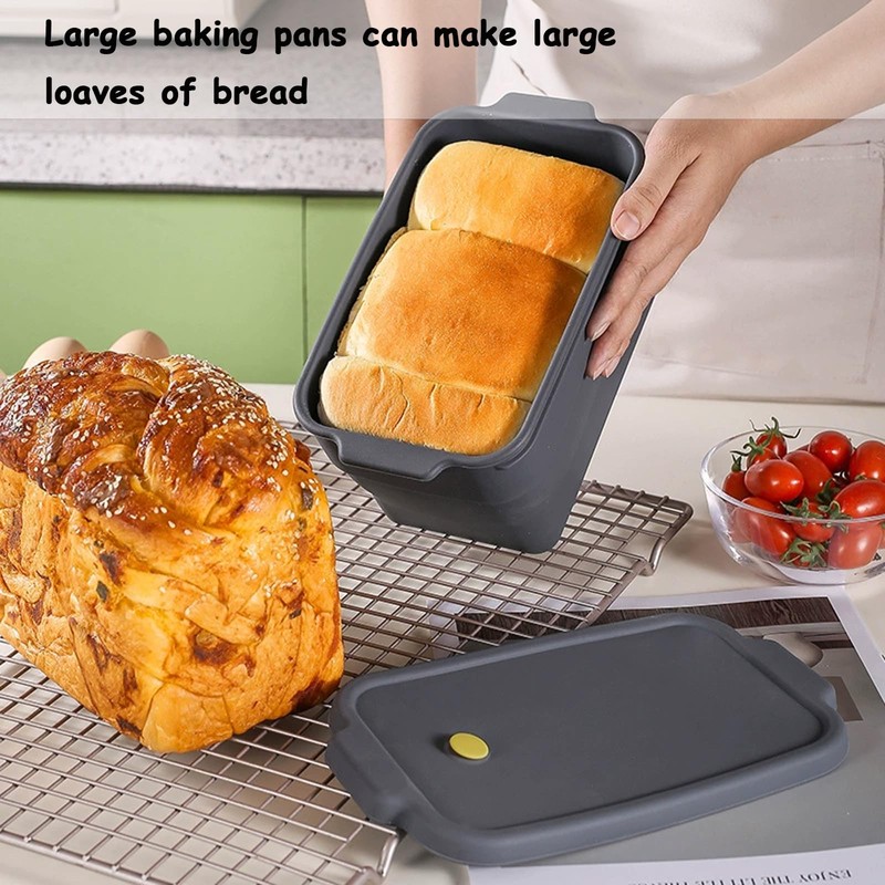 SNZ Bread Baking Mould - Casserole Dish with Lid, Bread