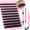 Volume Lashes Extension Kit 20MM Mink Lashes Clusters 120D Thick