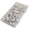 Luo ke 40 Pcs Bullet Shape Wool Polishing Bits -