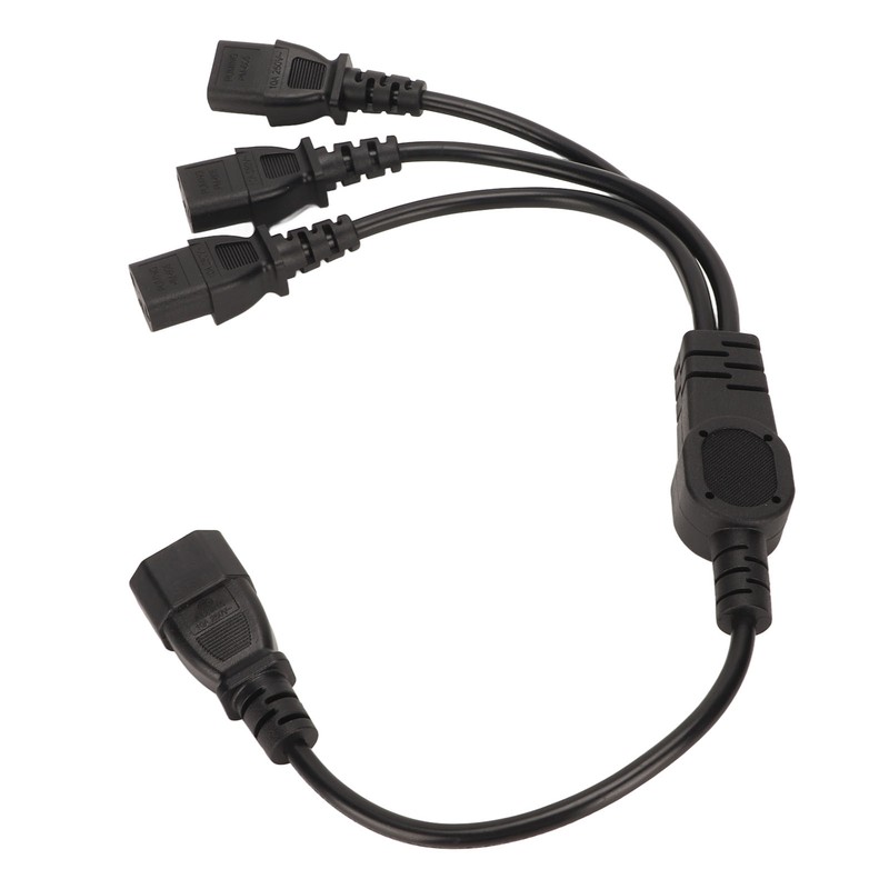 IEC 320 C14 to 3 X C13 Power Cable Universal