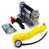 150-200PSI Portable Air Compressor Pump Dual Cylinder Tire Inflator Car
