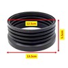 OYSTERBOY 2Pcs Food Grade Durable Silicone Bellows Single Dose Hopper