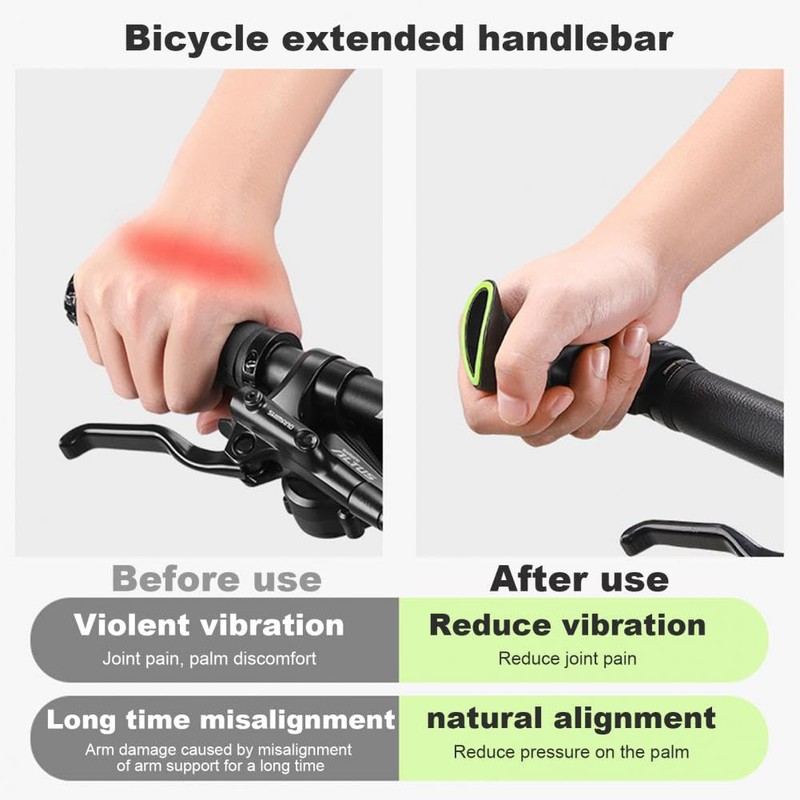 YOUNICE Ergonomic Bicycle Handlebar End Grip 21.8-22.2 mm Handlebar Grip