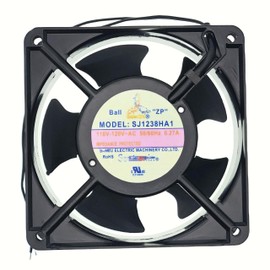 for Suntronix SJ1238HA1 Axial Fan, AC 110V~120V 0.27A 50-60Hz,2-Wire Ball Cabinet Cooling Fan Size:120X120X38mm.