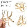 SUBANG 3 Pieces Seashell Hair Claw Clips for Women Starfish