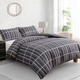 Pamposh Single Duvet Cover Set - Premium Brushed Microfiber Duvet Cover Single - Ultrasoft Reversible Single Duvet Set - Easy Care Lightweight Bedding Sets 2Pcs with Zipper Closure