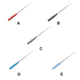 AIXXCUVQ Fishing Hook Deep Throat Uncoupling Device Blind Poking Unhooking Tools Stainless Steel Fishhook Extractor Tackle Tool, Gray