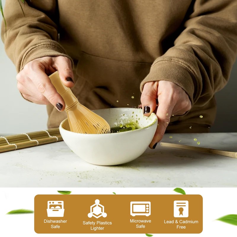 Reusable PP Resin Matcha Whisk, Matcha Whisks, Japanese Tradition Matcha