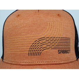 SABBOT Luke Snapback Cap, Modern Mesh Cap, Adjustable Trucker Hat, Baseball Cap, Stylish Sun Protection, Sports Cap, Summer Hat, Breathable, Ideal for Outdoor Use, orange