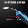 AZZUNO 15AK MIG Welding Gun with 10-ft Cable Euro Connector,