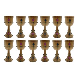 Mardi Gras Molded Crown Goblets - 1 dozen - Party Supplies