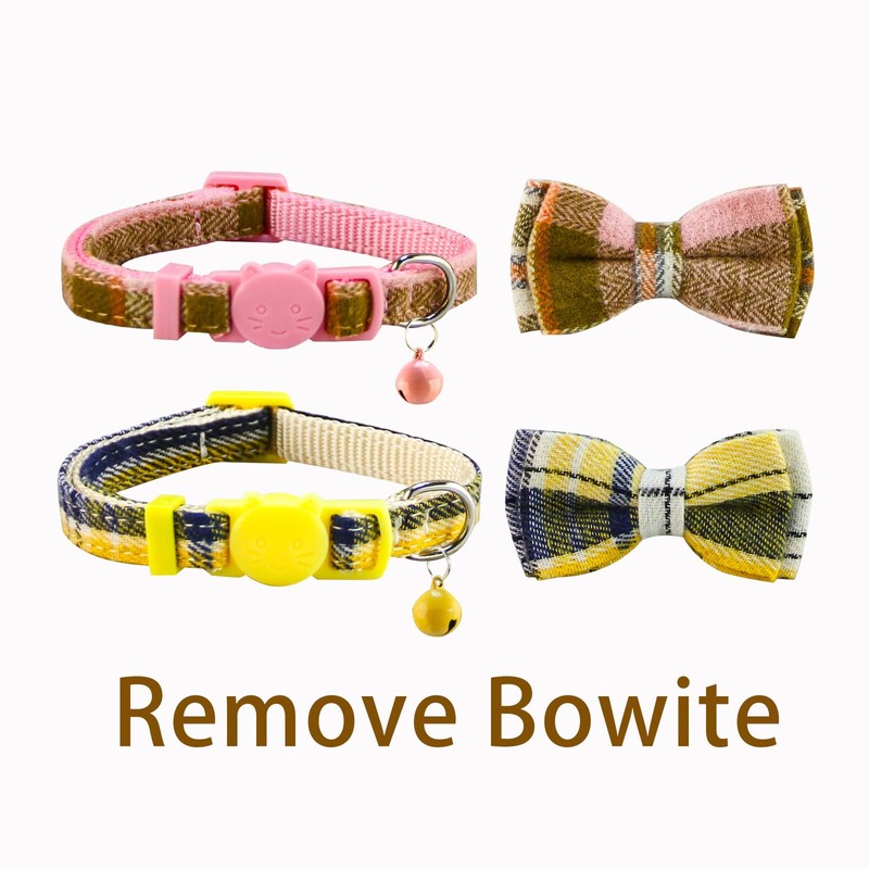 SuperBuddy Cat Collars Breakaway with Cute Bow Bell - 2