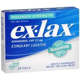 EX-LAX Pills Maximum Strength 24EA (Pack of 3)