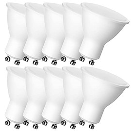Kwazar Luminaire Kwazar Luminaire 10 Stck GU10 LED Lampen 7W, 500 Lumen, Warmwei? 3000K, 120 Strahlwinkel, Ersetzt 65W Halogenlampen, Reflektorlampen fr Decken- und Akzentbeleuchtung