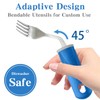 Adaptive Utensils (3-Piece) - Bendable Adaptive Utensils Weighted Stainless Steel