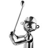 BRUBAKER Flaschenhalter Golfspieler beim Abschlag Metall Skulptur Geschenk mit Geschenkkarte