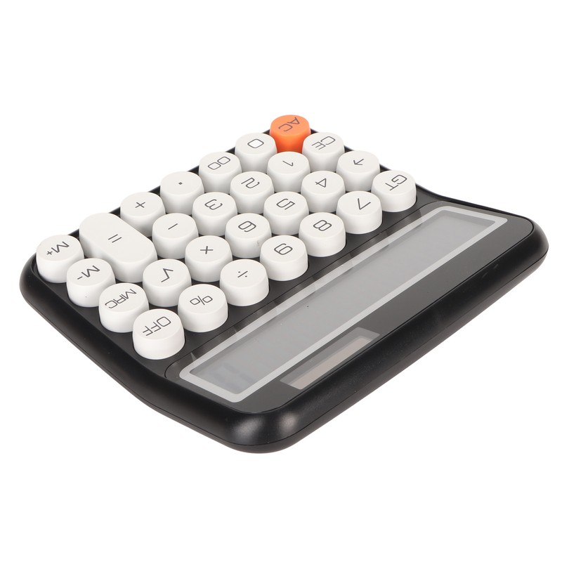 12 Digit Calculator Round Button LCD Display Calculator Detachable Auto
