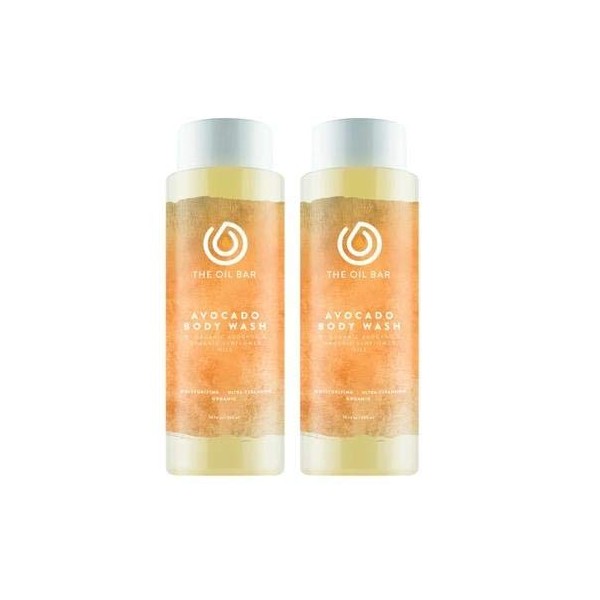 Cherry Scented Avocado Body Wash 2 x 10 oz Bottles