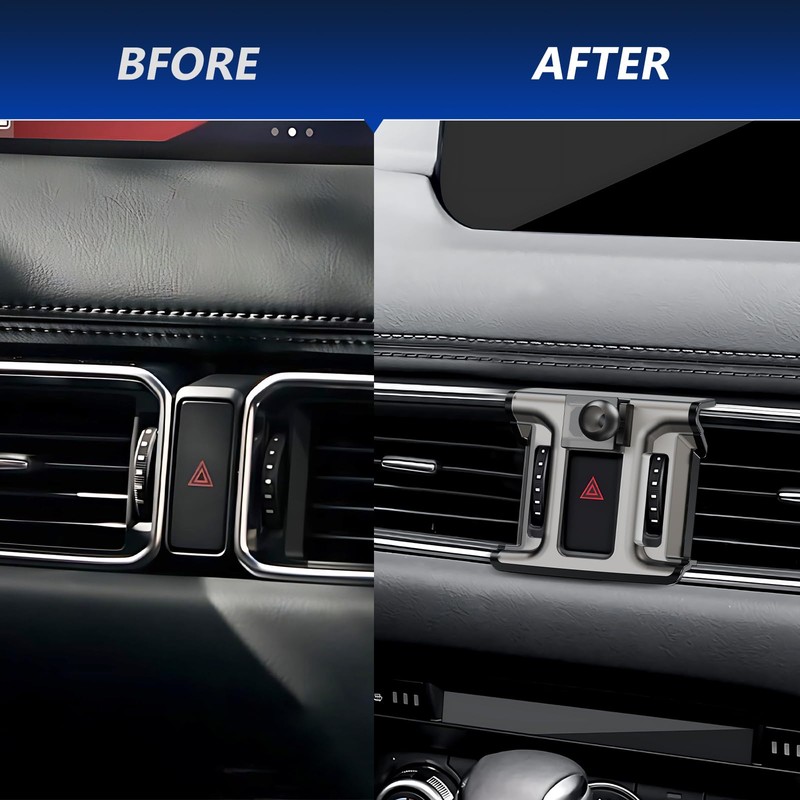 ELOHEI Phone Holder for Mazda CX5 with Custom Base, Specifically