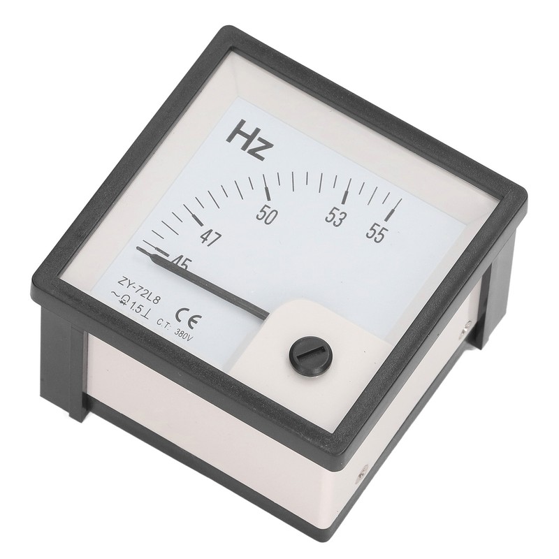 AC Frequency Meter 45 To 55Hz 1.5 Class Accuracy 72x72mm