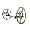 Showman Double Ring Sweet Iron Dog Bone Snaffle Bit