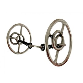 Showman Double Ring Sweet Iron Dog Bone Snaffle Bit