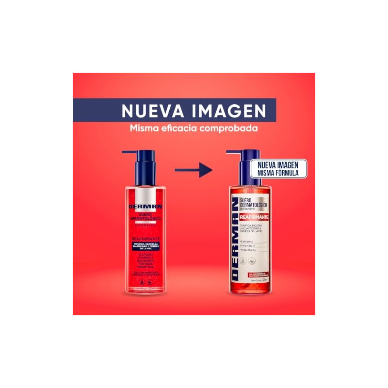 DERMAN Suero Dermatológico Reafirmante │ Colágeno + Niacinamida │ 320