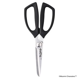 Kai DH3202 Kitchen Scissors, Moomin, Dishwasher-Safe, Black, SELECT100 x Moomin