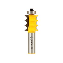 YONICO Furniture Molding and Trim Router Bits 1/8-Inch Radius Triple Bead 1/2-Inch Shank 16159