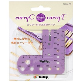 Tulip CTMM-26 Needle Gauge with Thread Cutter, Purple, One Size