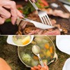 OUTXE Titanium Flatware Polished Knife Fork Spoon Set Lightweight Ti