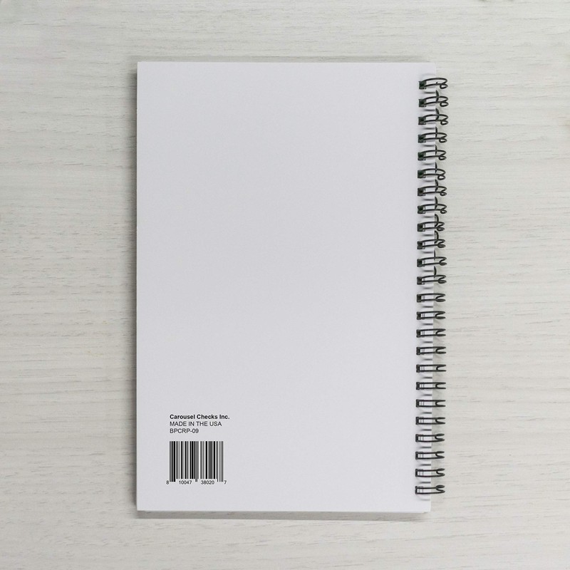 Side Spiral Bound Kittens Checkbook/Transaction Register