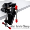 Bestgle Mini Table Clamp, Adjustable Work Bench Vise Portable Tabletop