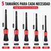 10 Brochas para Detallado Automotriz, Cepillos Suaves Microfibra