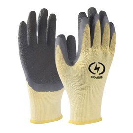 THETAG Electrician Gloves, 1 Pair of Insulated Gloves, 400 V Voltage Resistance, Safety Gloves, Protective Gloves, Welding Gloves, Rubber Electrician Gloves for Electrical Maintenance Instrume
