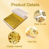 300 PCS/3 Packs Gold Leaf Sheets, Gold Leaf, 9 x