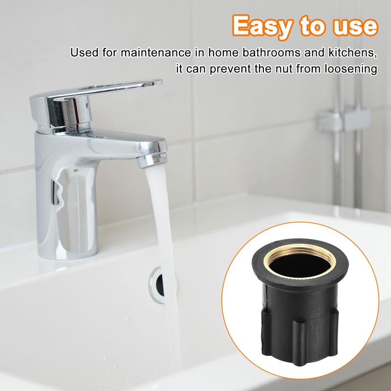 sourcing map 1 Pcs 1.18 Inch Faucet Nut Fixed Base,