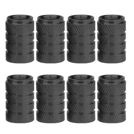 10PCS Tyre Valve Caps, Air Leakproof Tyre Dust Caps with O Seal Ring, Universal Stem Dust Covers for SUV Cars Bike Motorcycles Trucks, Heavy-Duty