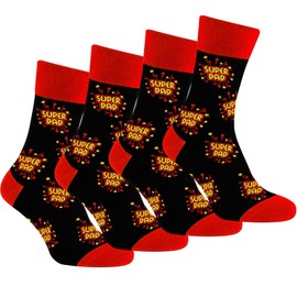 Gifts for Dad,2 Pair Funny Novelty Socks for Men,Father's Day Dad Gifts,Dad Socks for Birthday Party Thanksgiving & Christmas