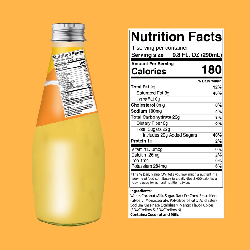 JANS - COCONUT MILK DRINK (with NATA DE COCO) 9.8