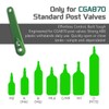 Oxygen Tank Key Fit Oxygen CGA870 Post Valves, ABS Oxygen