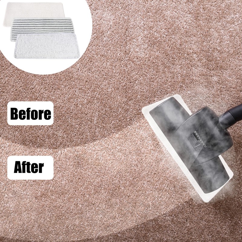 Axvxby 3 Stück Dampfreiniger Ersatzbezüge für Vileda Dampfreiniger XXL, Wiederverwendbare