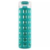 Ello Syndicate Glass Water Bottle with One-Touch Flip Lid Mint