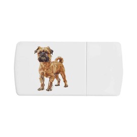 'Brussels Griffon Standing' Pill Box with Tablet Splitter (PI00030729)